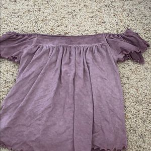 american eagle off the shoulder top